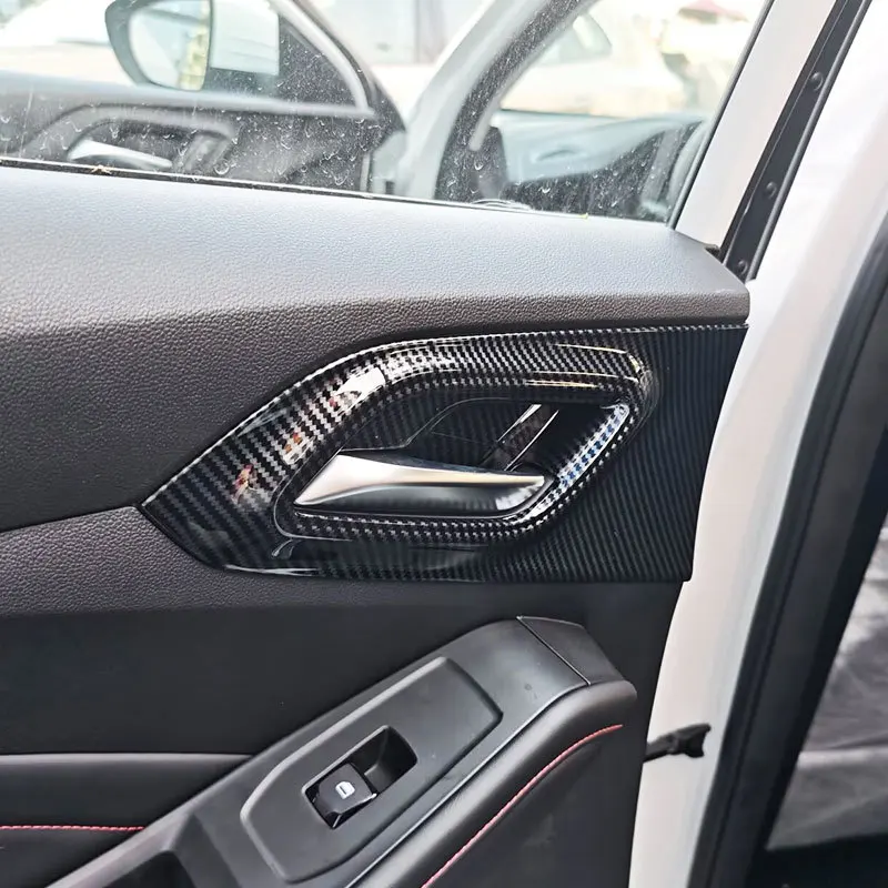 for mg mg5 2021 2022 2023 2024car inner door handle cover frame trim abs carbon fiber interior decoration frame for mg mg5 2021 2022 2023 2024car inner door handle cover frame trim abs carbon fiber interior decoration frame