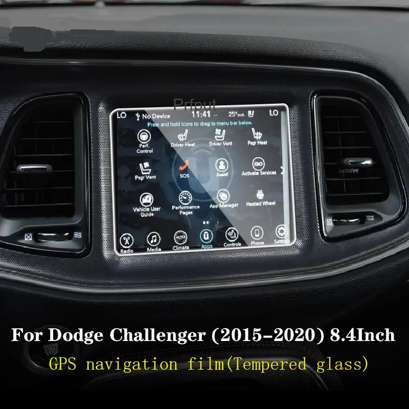 for dodge challenger 2015 2020 8.4 inch car gps navigation lcd screen tempered glass protective film anti scratch film interior for dodge challenger 2015 2020 8.4 inch car gps navigation lcd screen tempered glass protective film anti scratch film interior