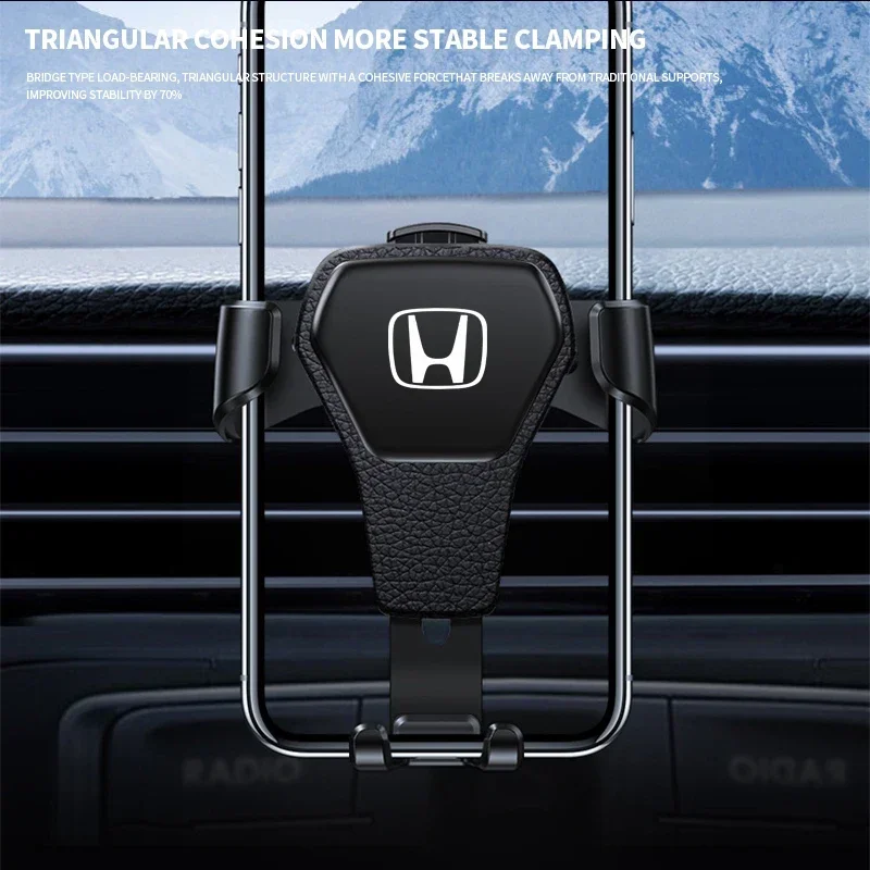gravity auto phone holder car air vent clip mount mobile phone holder for honda civic 10th 11th gen hrv jazz city fit accord crv gravity auto phone holder car air vent clip mount mobile phone holder for honda civic 10th 11th gen hrv jazz city fit accord crv