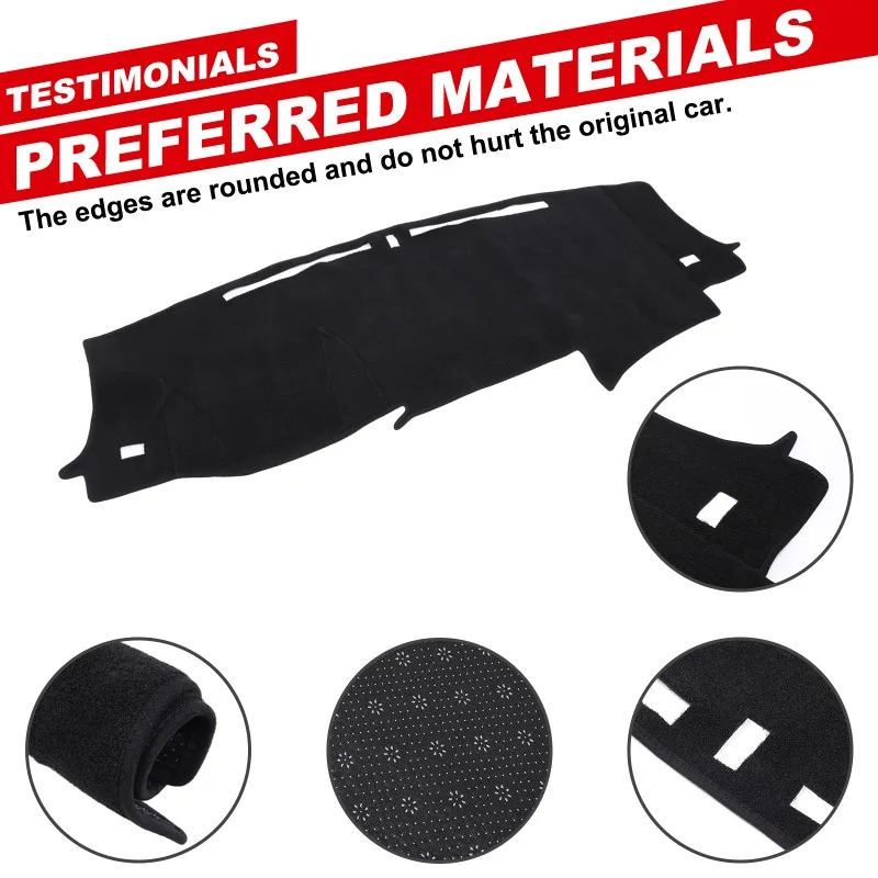 polyester for honda pilot 2016 2022 ( left handed peptide)dashboard sunshade sun protection mat cover pad trim car accessori polyester for honda pilot 2016 2022 ( left handed peptide)dashboard sunshade sun protection mat cover pad trim car accessori