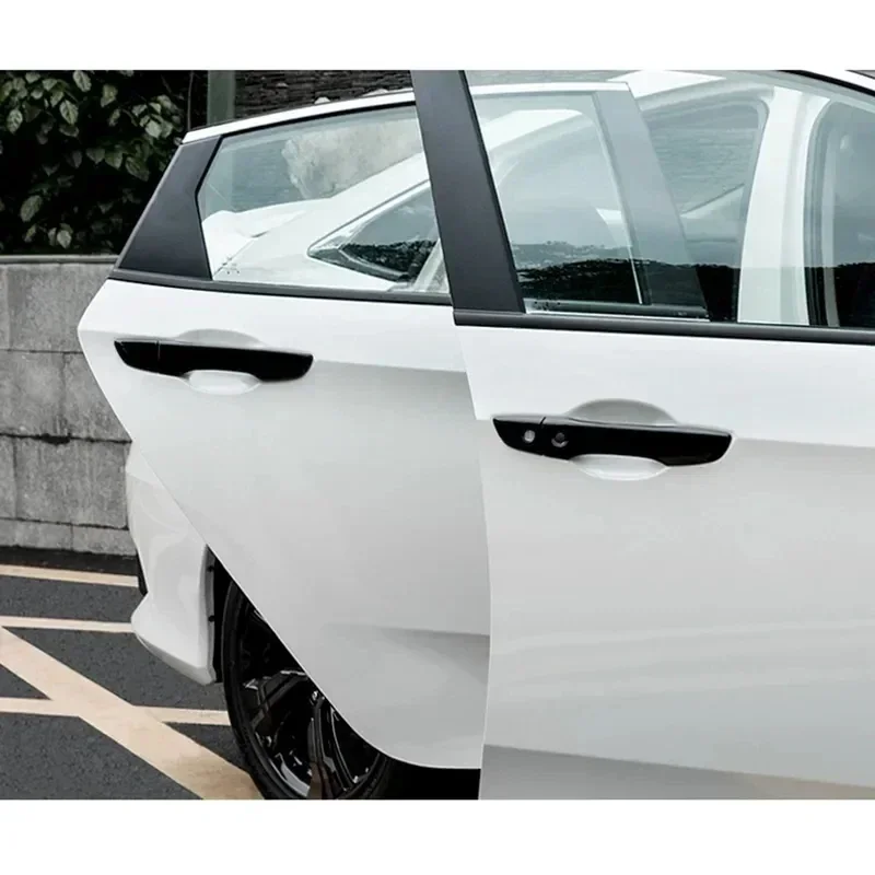 1 set for lhd honda civic 10th gen 2016 2021 exterior door handle frame cover trim abs protective sticker 1 set for lhd honda civic 10th gen 2016 2021 exterior door handle frame cover trim abs protective sticker
