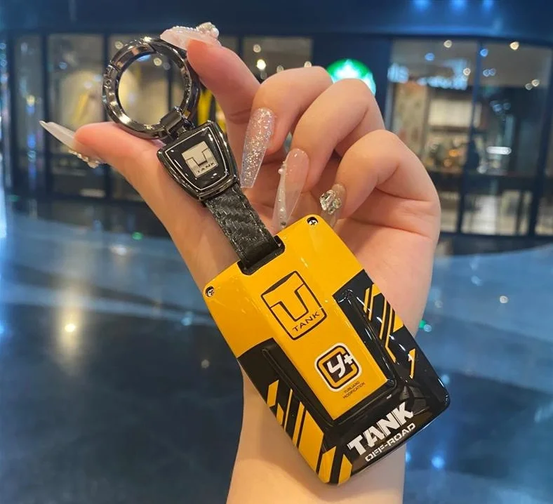 car abs & silicone key case cover buckle chain for great wall gwm wey tank 300 500 tank300 fob smart key protective car abs & silicone key case cover buckle chain for great wall gwm wey tank 300 500 tank300 fob smart key protective
