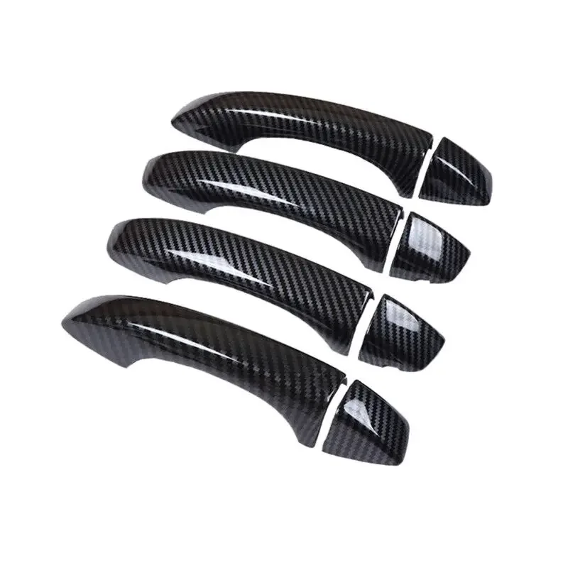 for mg zs 2017 2018 2019 2020 2021 2022 carbon fiber chrome car door handles cover trim styling stickers auto for mg zs 2017 2018 2019 2020 2021 2022 carbon fiber chrome car door handles cover trim styling stickers auto