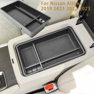 center console organizer for nissan altima 2019 2021 2022 2023 2024 armrest storage box insert tray car interior accessories