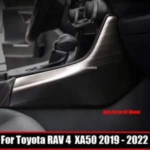 for toyota rav4 rav 4 xa50 2019 2020 2021 2022 2023 center console gear shift box side strip cover trim sticker accessories