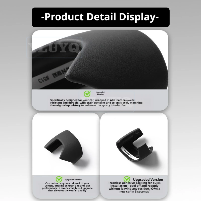 for jetour x70 x90 central console gear lever protective cover, gear knob leather decorative shell, for jetour x70 x90 central console gear lever protective cover, gear knob leather decorative shell,