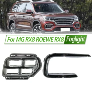 for mg rx8 rx 8 roewe rx8 front bumper fog light cover foglight fog lamp foglamp frame lid housing abs trim