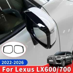 for toyota lexus 700 600 lx700 lx600 2022 2026 car mirror rain cover stick on keep mirror clear upgraded exterior accessories