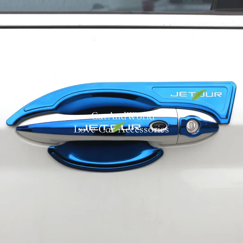 stainless steel car body door handle bowl frame cover protector trims interior moulding for jetour x70 2018 2022 stainless steel car body door handle bowl frame cover protector trims interior moulding for jetour x70 2018 2022