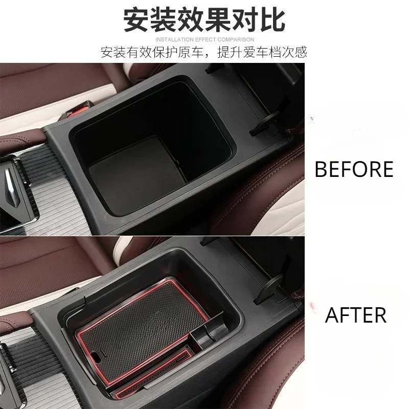 for geely monjaro xingyue l 2022 2023 2024 car center console organizer storage interior armrest storage box auto for geely monjaro xingyue l 2022 2023 2024 car center console organizer storage interior armrest storage box auto
