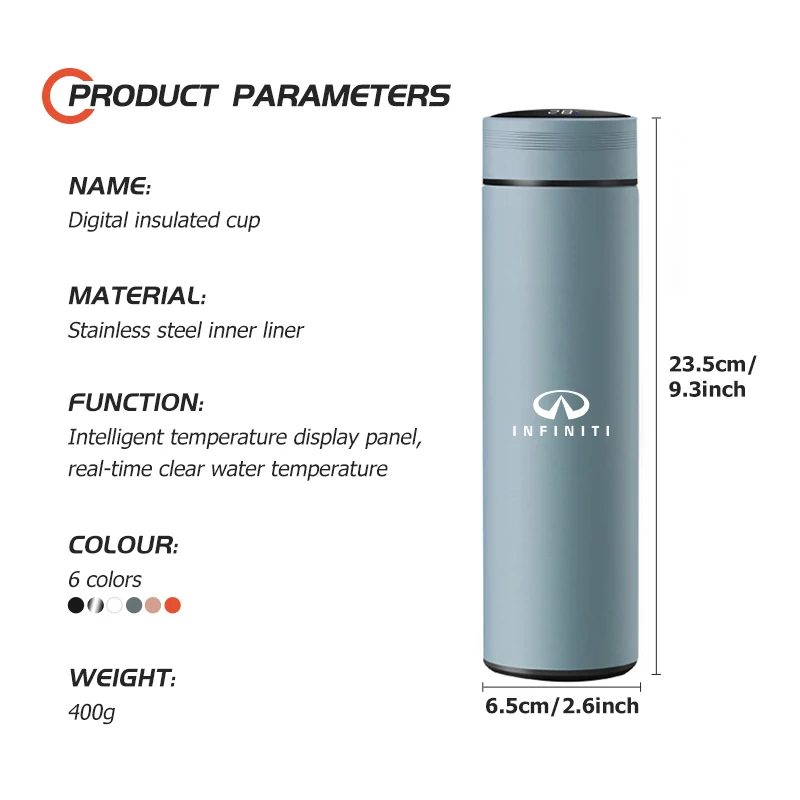 smart cup digital temperature display stainless thermos bottle for infiniti q70l qx50 q50 qx30 qx60 qx80 q60 q30 qx70 q70 g37 smart cup digital temperature display stainless thermos bottle for infiniti q70l qx50 q50 qx30 qx60 qx80 q60 q30 qx70 q70 g37