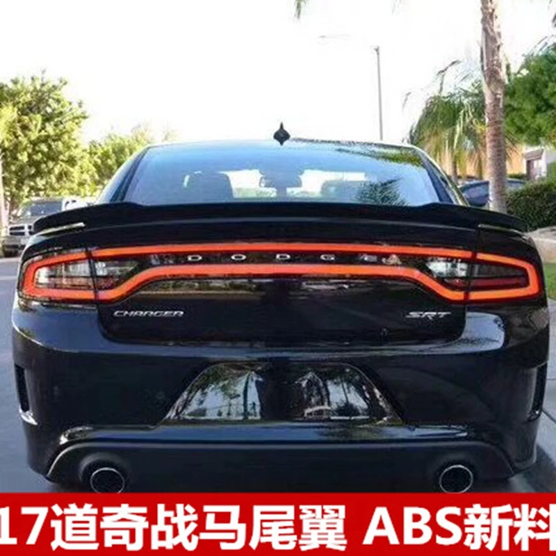 for dodge charger high quality abs material spoiler car rear wing primer rear color original style spoilers 2014 2017 for dodge charger high quality abs material spoiler car rear wing primer rear color original style spoilers 2014 2017