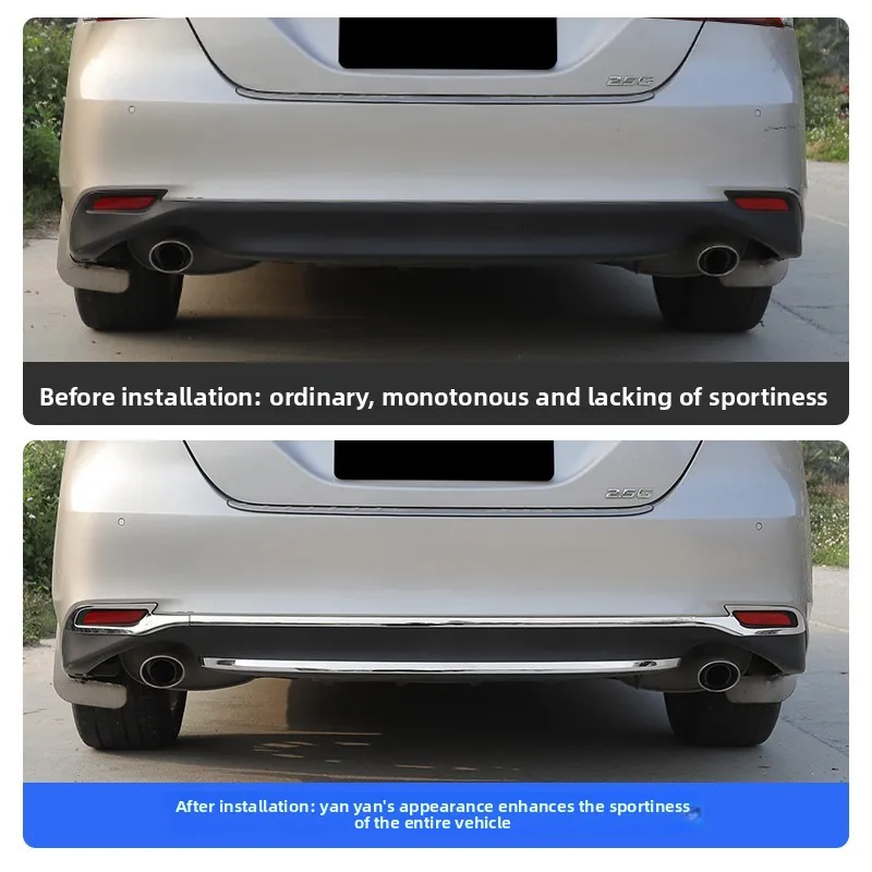 for toyota camry 70 xv70 2018 2019 2020 2021 2022 2023 hybrid car rear bumper frame bright bar kit decorative strips for toyota camry 70 xv70 2018 2019 2020 2021 2022 2023 hybrid car rear bumper frame bright bar kit decorative strips