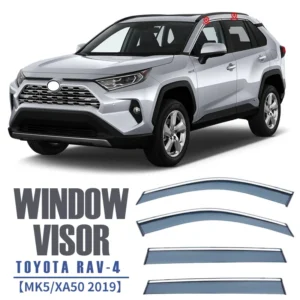 for toyota rav4 mk5 xa50 2020+ window visor vent shades ventvisor wind deflectors visors rain visor