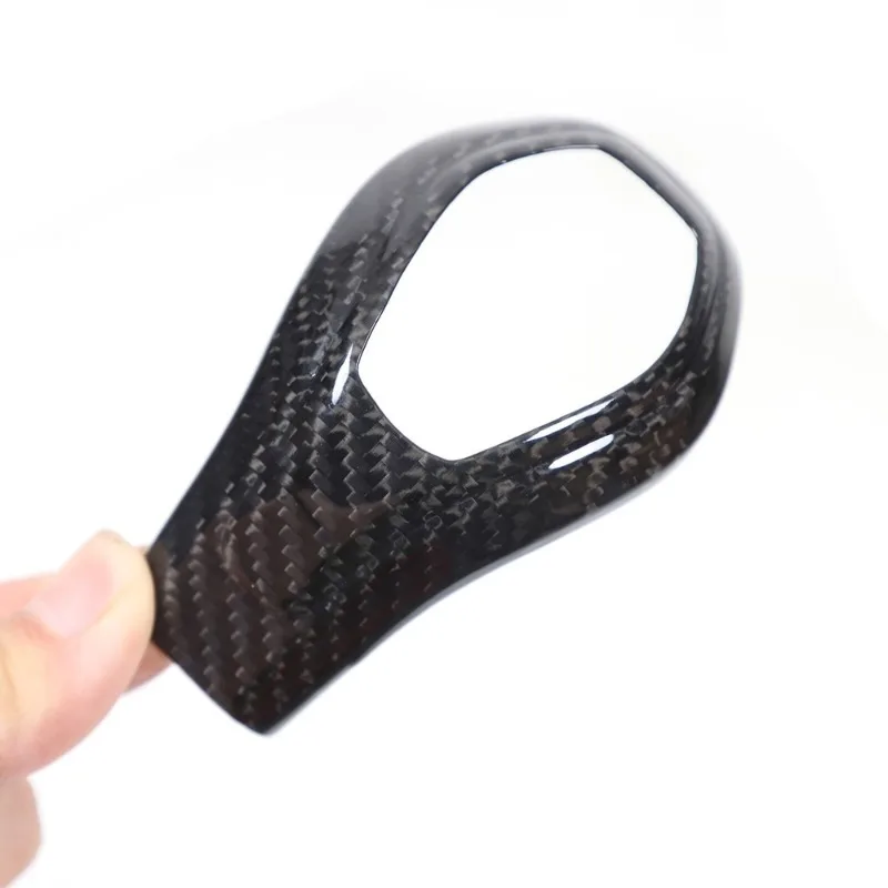 for infiniti qx80 2017 2025 real carbon fiber car gear shifter knob head trim decorate trim interior car for infiniti qx80 2017 2025 real carbon fiber car gear shifter knob head trim decorate trim interior car