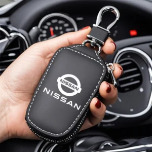 car key bag men and women car key storage bag for nissan qashqai sylphy tiida altima teana x trail leaf juke sentra accessories