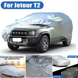 for jetour t2 oxford cloth car cover, outdoor waterproof uv snow protection, dustproof sunshade exterior accessories