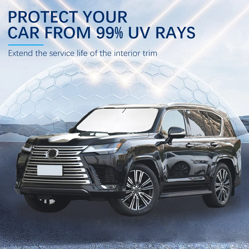 for lexus lx 450 lx570 lx600 j100 summer car accessories car windshield sun shade covers for front window sunscreen uv parasol for lexus lx 450 lx570 lx600 j100 summer car accessories car windshield sun shade covers for front window sunscreen uv parasol