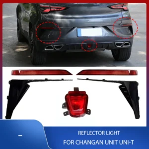 car rear bumper fog light reflector bracket reverse turn signal brake lamp warning lamp foglamp foglight for changan unit uni t