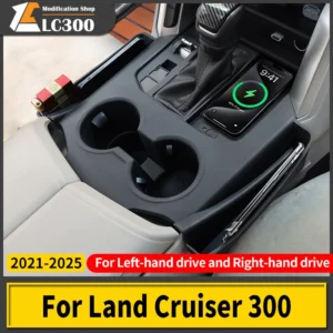 for 2021 2025 toyota land cruiser 300 center console storage protection sleeve gear cover lc300 interior upgrade accessories