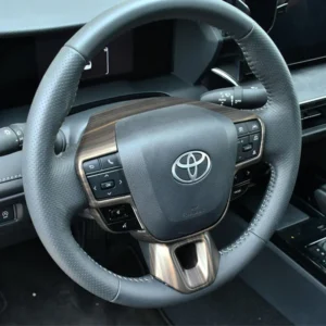 car steering wheel button switch decorative sequins cover trim for toyota 9th camry interior accessories 2024 2025