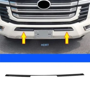 car styling rear fog light trim bumper trunk strip grille accessories exterior sticker for toyota land cruiser 300 lc300 2023 +