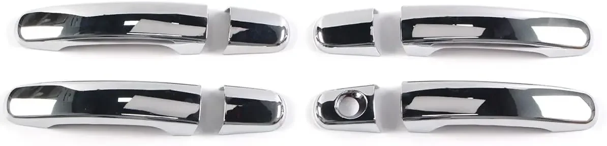 chrome door handle cover w/ driver keyholes for equinox hhr malibu traverse gmc acadia terrain saturn aura outlook chrome door handle cover w/ driver keyholes for equinox hhr malibu traverse gmc acadia terrain saturn aura outlook