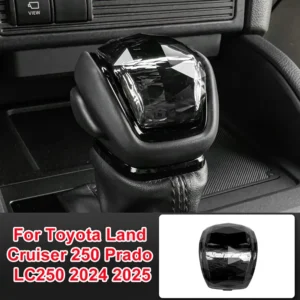 car crystal gear shift knob head cover for toyota land cruiser 250 prado lc250 2024 2025