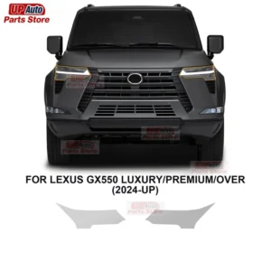 2 pcs car headlight protective film transparent black tpu sticker for lexus gx 550 luxury premium over 2024 2025 accessories