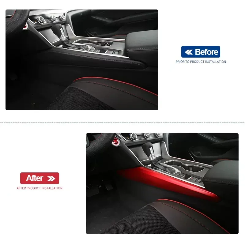 for honda accord x 10th 2018 2019 2020 2021 2022 hybrid car center console gear shift panel both sides trim accessorie for honda accord x 10th 2018 2019 2020 2021 2022 hybrid car center console gear shift panel both sides trim accessorie