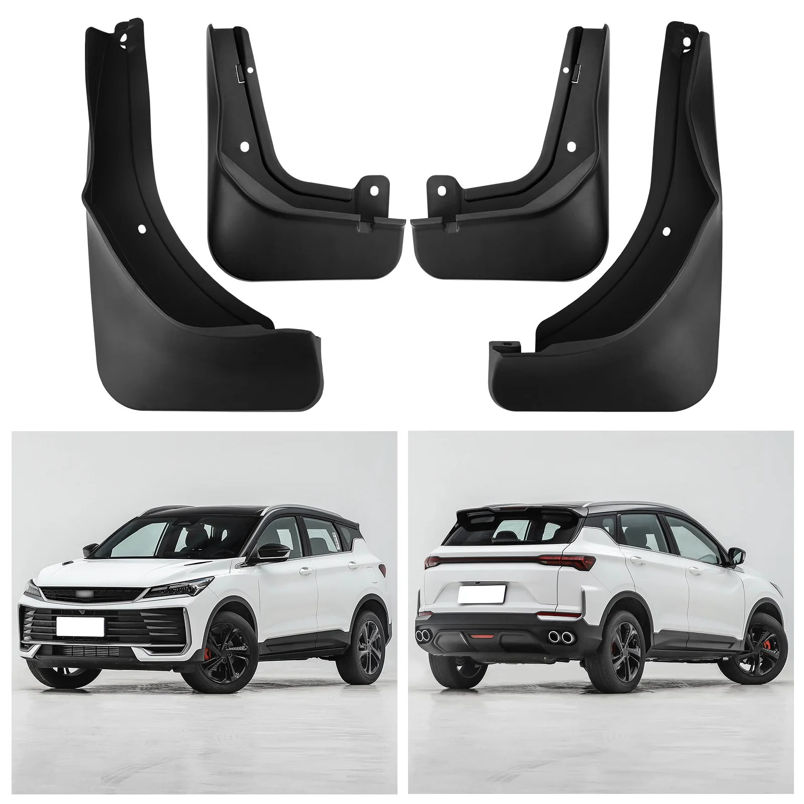 mudflaps for geely binyue coolray l 2025 mudguards mud flaps splash guards front rear wheels fender car mudflaps for geely binyue coolray l 2025 mudguards mud flaps splash guards front rear wheels fender car