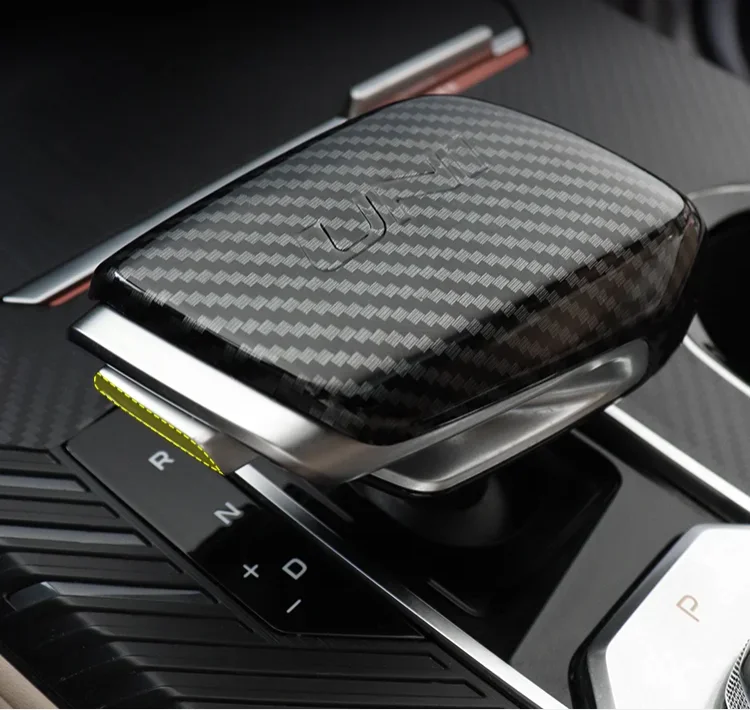 carbon fiber car gear shift knob post lever cover trims for changan uni k unik 2021 2022 2023 2024 accessories interior styling carbon fiber car gear shift knob post lever cover trims for changan uni k unik 2021 2022 2023 2024 accessories interior styling