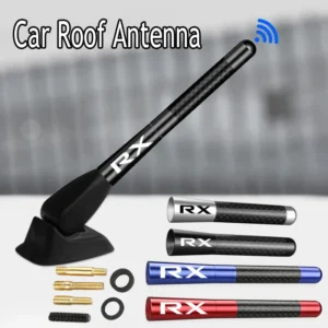 8cm 12cm for lexus rx logo rx400h rx300 rx350 rx450h rx330 metal car roof antenna receiving signal vehicle accessory