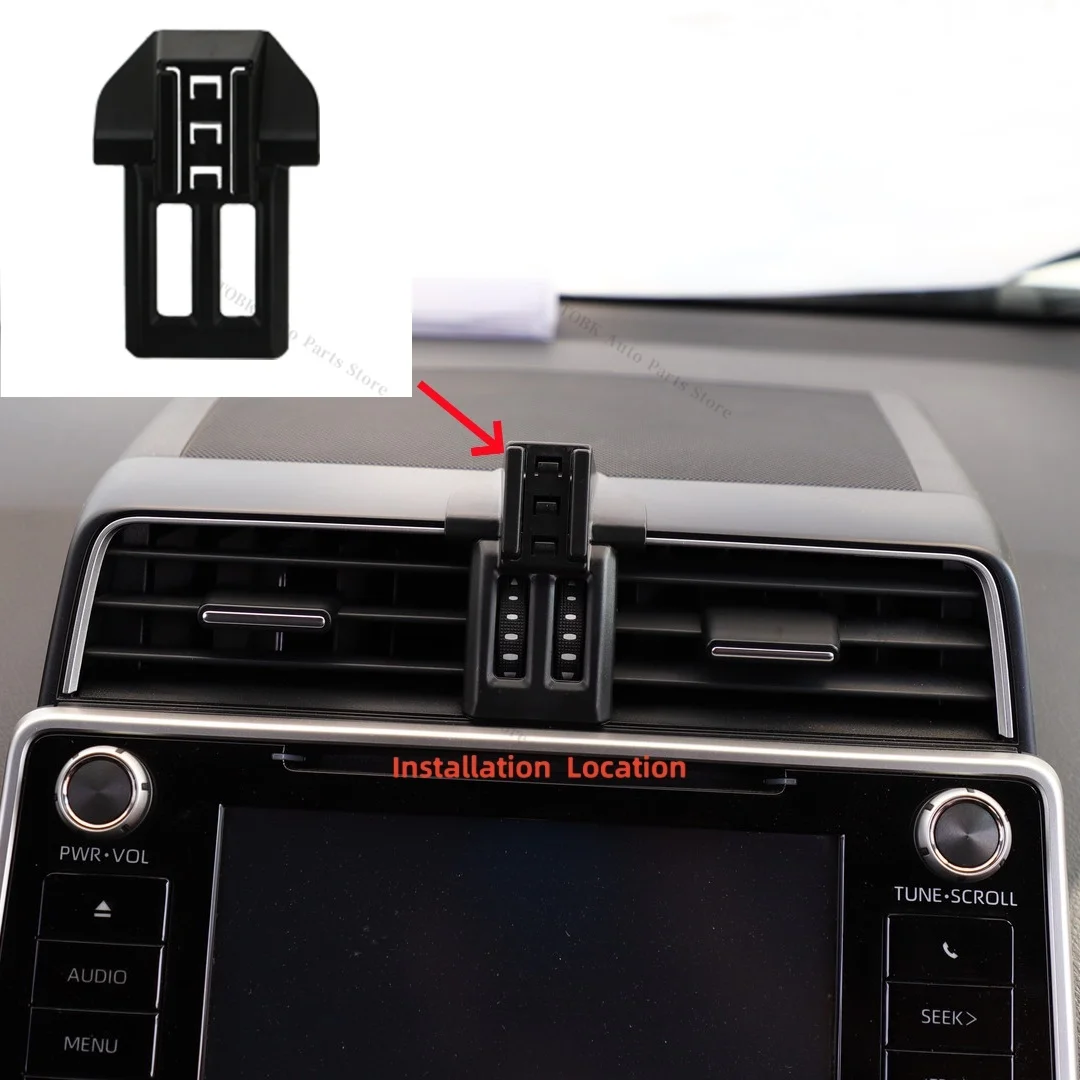 magnetic car phone holder for toyota land cruiser prado 150 2018 2023 wireless charging special fixed bracket base magsafe mount magnetic car phone holder for toyota land cruiser prado 150 2018 2023 wireless charging special fixed bracket base magsafe mount