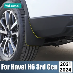 for haval h6 3rd gen 2021 2022 2023 2024 gt dht phev abs car mud flaps mudguards splash guards fender protector accessories