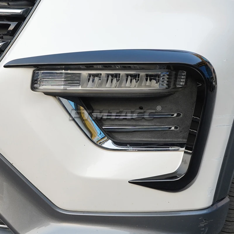 abs chrome carbon fiber black gloss front fog light frame cover trim for ford explorer 2020 2021 2022 2023 exterior accessories abs chrome carbon fiber black gloss front fog light frame cover trim for ford explorer 2020 2021 2022 2023 exterior accessories