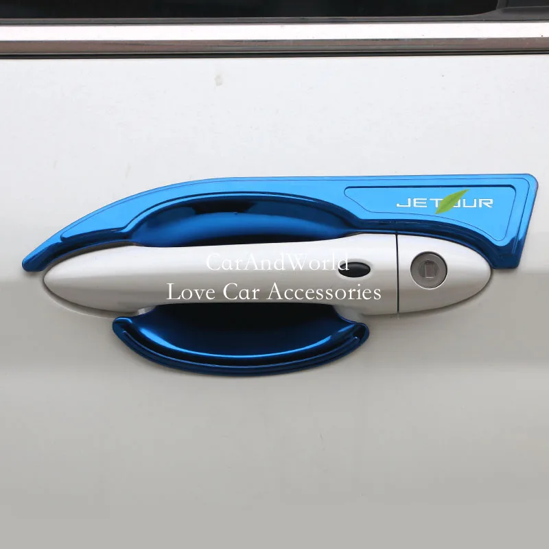 stainless steel car body door handle bowl frame cover protector trims interior moulding for jetour x70 2018 2022 stainless steel car body door handle bowl frame cover protector trims interior moulding for jetour x70 2018 2022