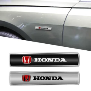 3d metal styling car rear trunk body fender emblem decoration sticker for honda accord 7 civic 10th 11th gen hrv jazz city fit