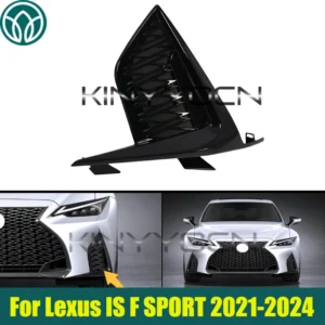 front bumper fog lamp cover grille for lexus is is250 is300 is350 is500 f sport f sport 2021 2022 2023 2024 fog light frame