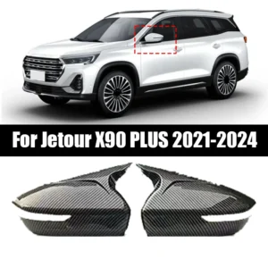 for jetour x90 plus 2021 2022 2023 2024 cow horn rearview mirror protective cover external accessories