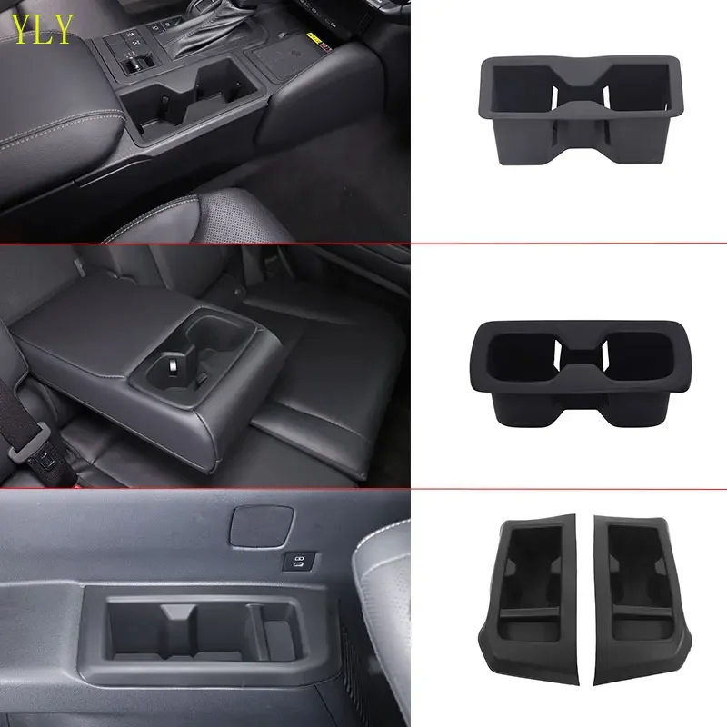 for 2024+ toyota land cruiser prado 250 lc250 2024+ black car center console storage water cup cover car interior for 2024+ toyota land cruiser prado 250 lc250 2024+ black car center console storage water cup cover car interior