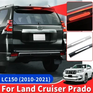 stainless steel taillight accessories suitable for toyota land cruiser prado 150 fj150 brake light sticker modification