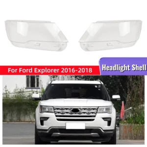 for ford explorer 2016 2017 2018 vehicle accessories shade headlight headlight cap car front headlight lens cover lights shell