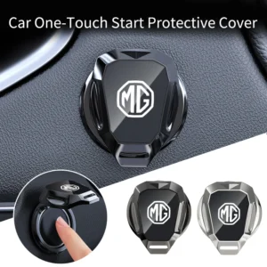 car one touch start button cover metal start case interior for morris garages mg 3 5 6 7 hs zs gs hector tf gt zr rx5 rx8 350