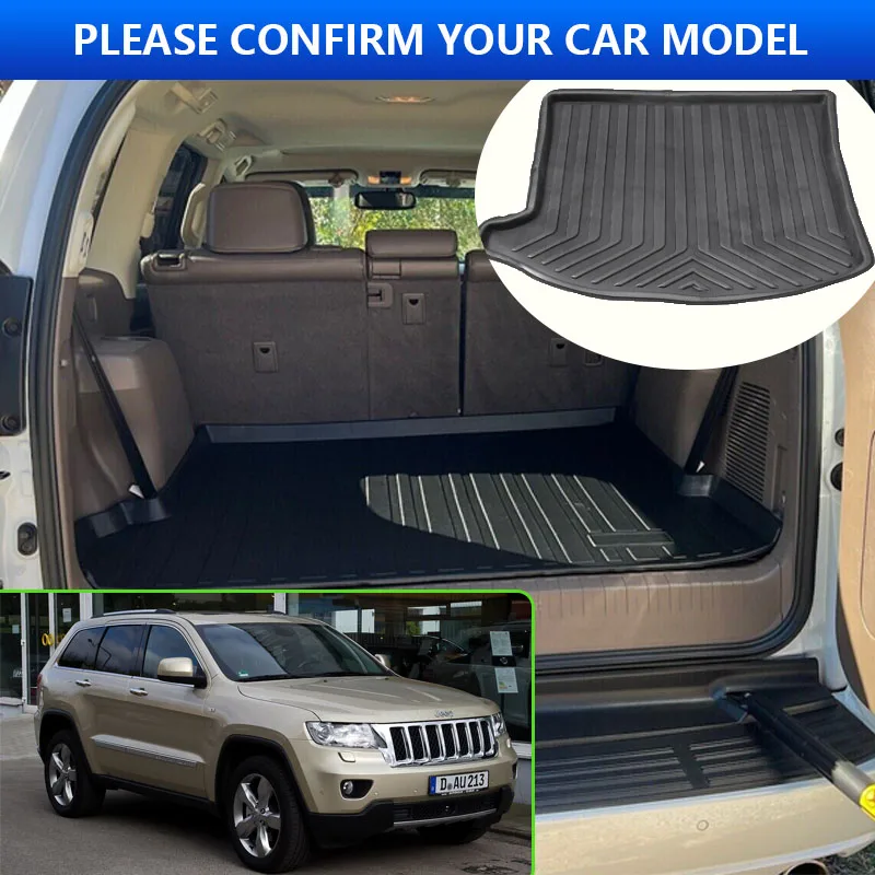 for jeep grand cherokee 2018 2015 wk2 wk 2011~2022 2013 2014 car rear trunk liner floor protector carpet interior for jeep grand cherokee 2018 2015 wk2 wk 2011~2022 2013 2014 car rear trunk liner floor protector carpet interior