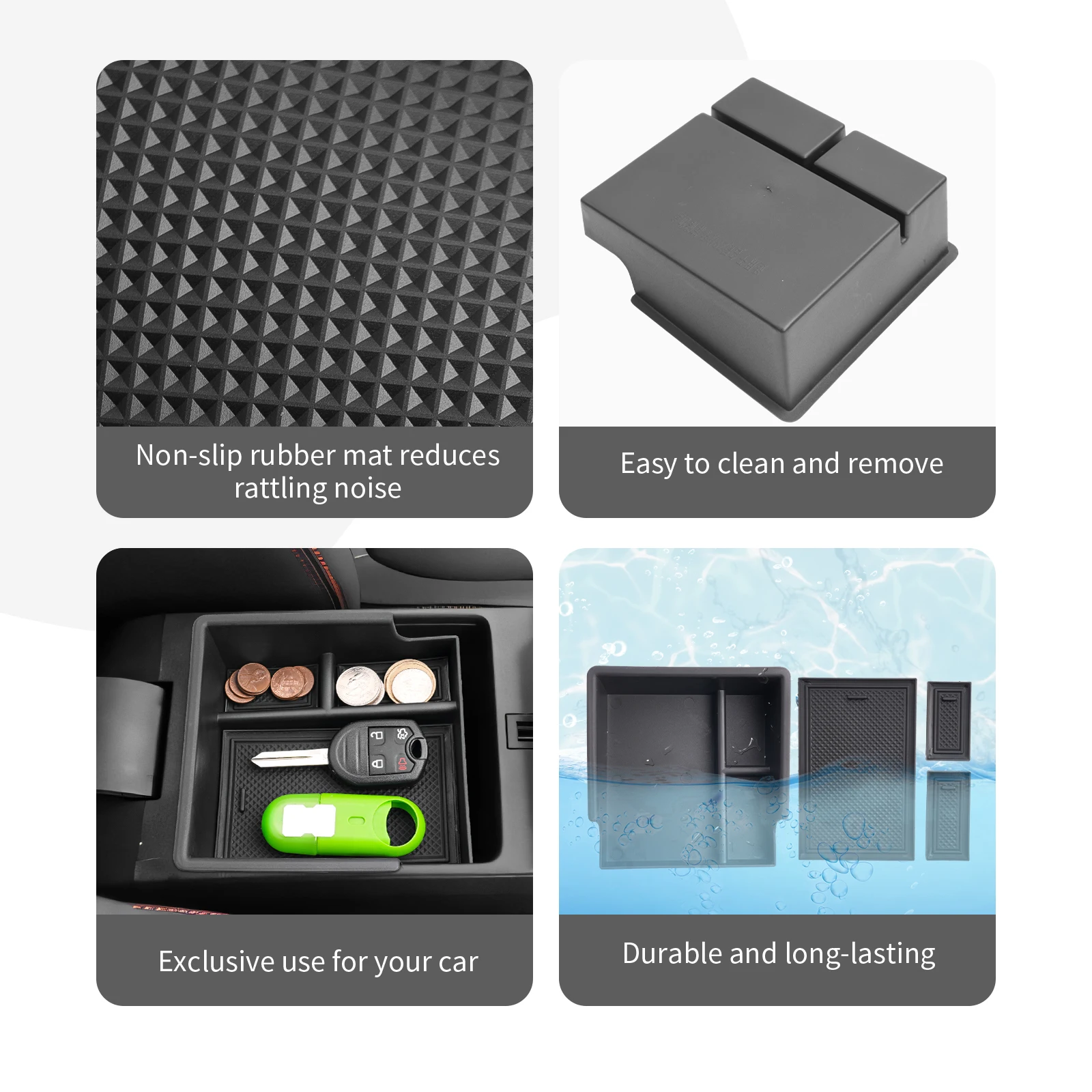lfotpp car central storage box for mg zs 2022 2025 manual handbrake non slip rubber armrest storage box auto mg zs lfotpp car central storage box for mg zs 2022 2025 manual handbrake non slip rubber armrest storage box auto mg zs