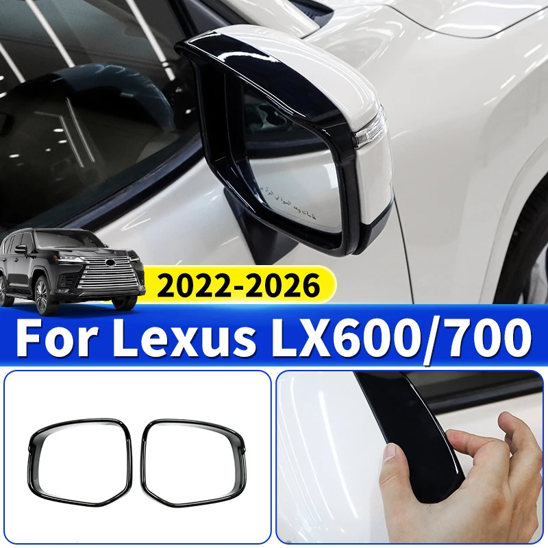 for toyota 2022 2026 lexus 700 600 lx700 lx600car mirror rain cover stick on keep mirror clear upgraded exterior accessories for toyota 2022 2026 lexus 700 600 lx700 lx600car mirror rain cover stick on keep mirror clear upgraded exterior accessories