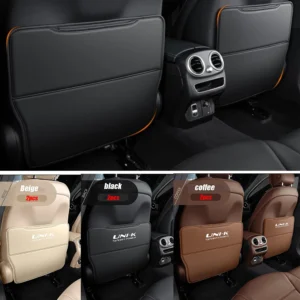 for changan uni k unik 2021 2022 2023 leather car seat rear anti kick/dust/scratch decoration protection cover dust board pad