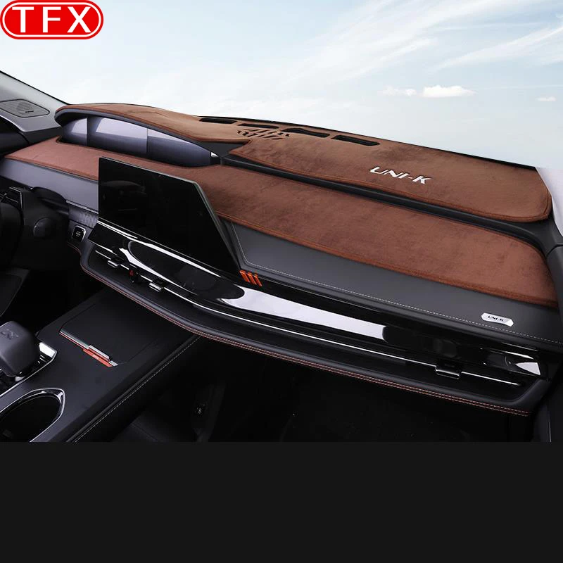 car flannel slip anti uv mat dashboard cover pad dashmat sun shade carpet for changan uni k unik 2021 2022 2023 car flannel slip anti uv mat dashboard cover pad dashmat sun shade carpet for changan uni k unik 2021 2022 2023