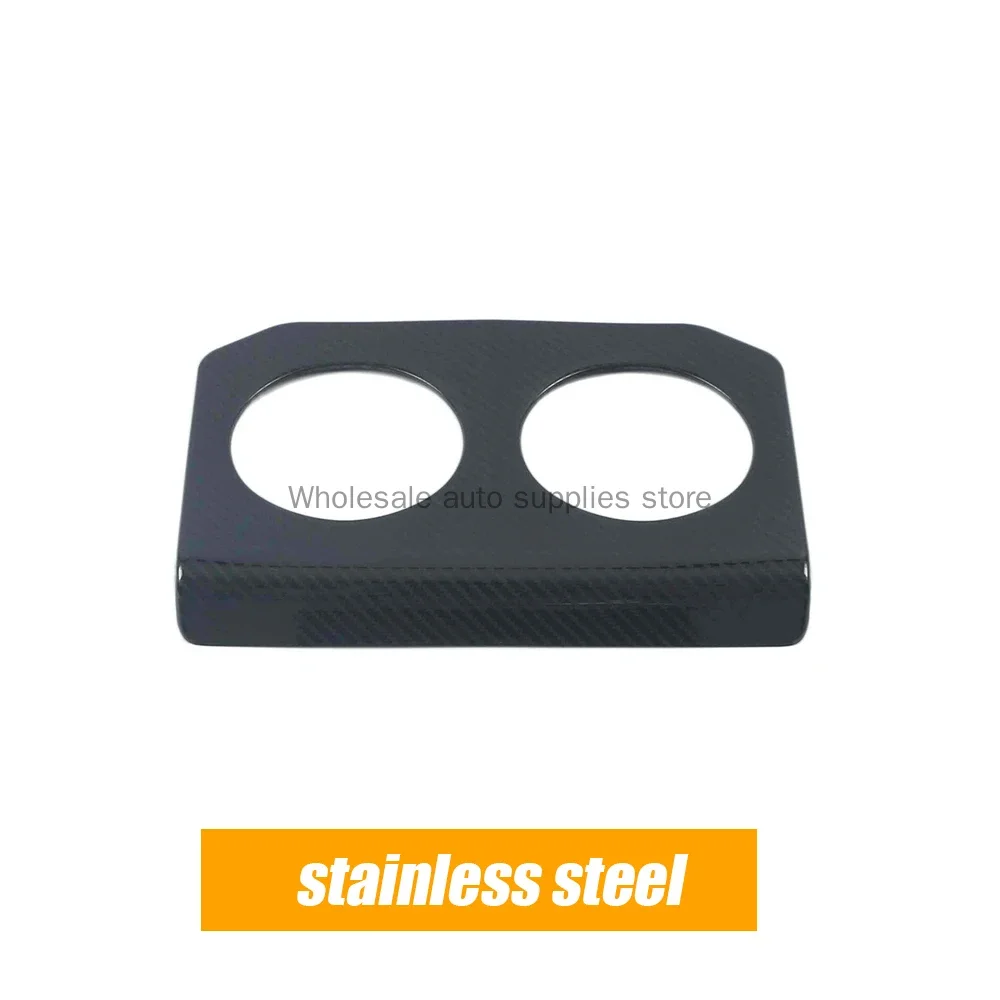 for changan uni k unik 2021 2022 2023 stainless carbon car rear water cup frame cover trim decoration protection for changan uni k unik 2021 2022 2023 stainless carbon car rear water cup frame cover trim decoration protection